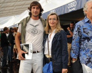 Con il polo-player Ignacio Novillo Astrada